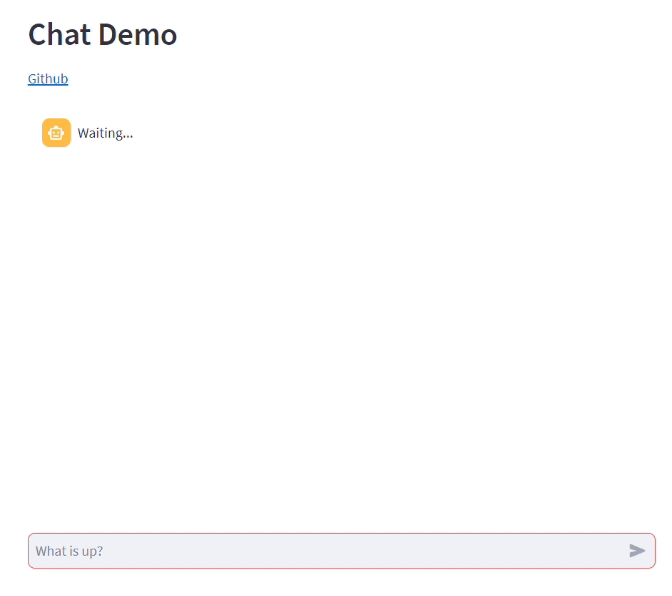 WebSocket UI demo